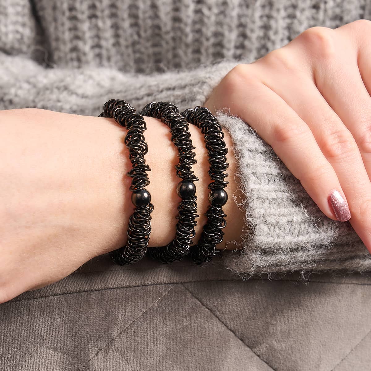 Bronze à canon | Bracelet Mini Maillons d'Amour